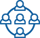 blue circle of person icons